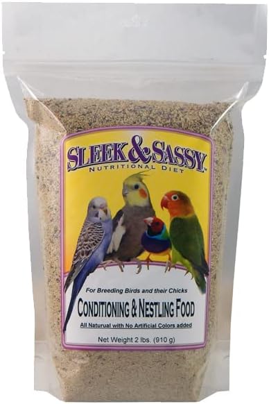 SLEEK & SASSY Conditioning & Nestling Bird Food (2 lbs.)