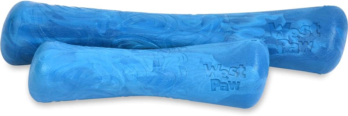 WEST PAW Seaflex Drifty Dog Toy – Machine Washable Dog Toys for Moderate Chewers – Eco-Friendly Zogoflex Toys for Dogs – Perfect for Gnawing, Fetch, Catch, Pet Training – 8.5" Large, Surf