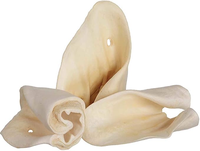 Redbarn Pet Products All-Natural Cow Ears Chews for Dogs - Single Ingredient Rawhide Alternative Supports Joint and Dental Health - Grain Free Treat Made Without Chemicals - Case of 100 Ears
