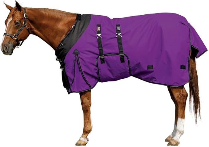STORM SHIELD Contour Collar Classic II Horse Turnout Blanket | Bellyband Closure | Horse Blankets for Winter Waterproof | Weather Protection | Winter Horse Blanket