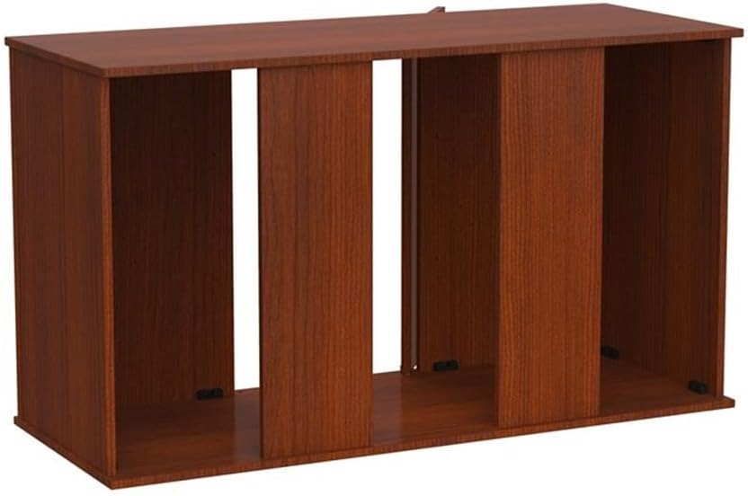 Pemberly Row Engineered Wood 75/90 Gallon Serene Cherry Upright Aquarium Stand