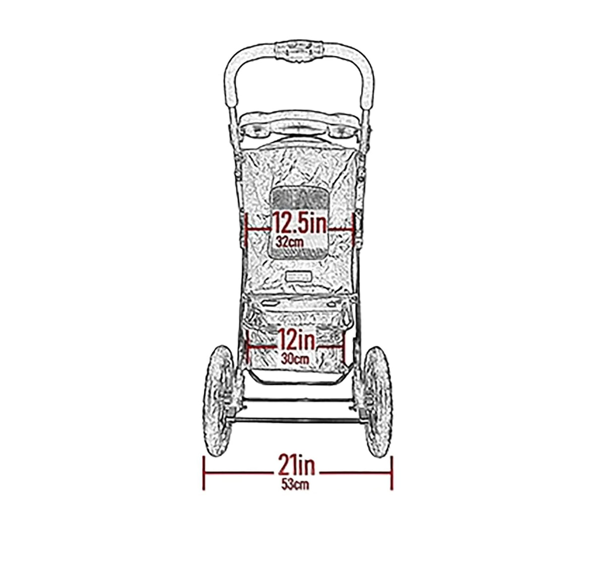 Pet Gear No-Zip Jogger Pet Stroller for Cats/Dogs, Zipperless Entry, Airless Tires, Easy One-Hand Fold, Cup Holder + Storage Basket, Hunter
