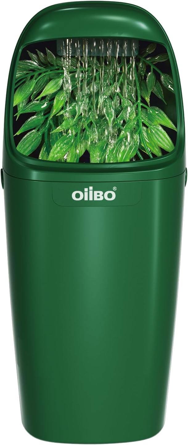 OIIBO Reptile Water Fountain Chameleon Water Dripper, Reptile Water Dispenser with 800ml Large Capacity, Terrarium Waterfall Drinking Fountain for Bearded Dragon Gecko Lizard