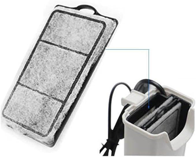 11 Pack Auqarium Filter Replacement Plates, Turtle Tank Filter Cartridges, Activated Carbon Suitable for Low-Water Filter