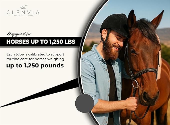 Horse Paste 1.87% – Apple Flavored Wormer – 6.08g Tube – Treats Up to 1250 lb (4 Pack)