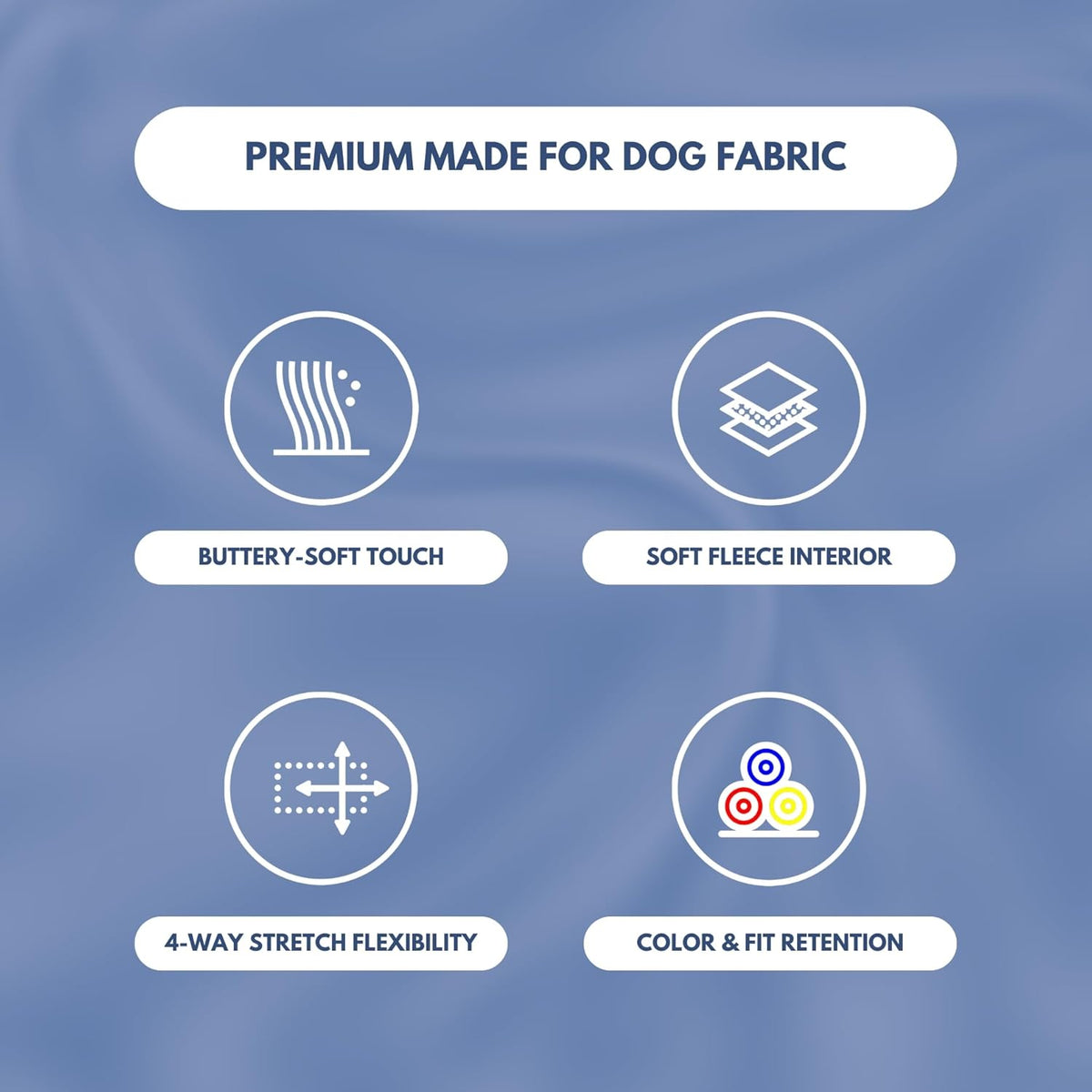 Spark Paws Dog Hoodie – Premium Dog Sweater for Small, Medium, and Large Dogs | Warm Outfits for French Bulldogs, Pitbull, Puppy, Winter Jacket Alternative - Slate Blue - L