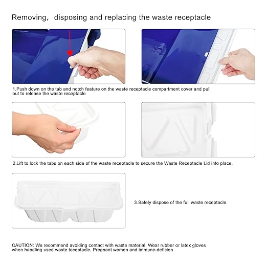 20 Pack Litter Box Waste Receptacles for Littermaid 3rd Edition and Natures Miracle 2nd Edition Litter Box - Convenient and Odor-Free Disposal(Not Compatible with Littermaid 1st and 2nd Edition)