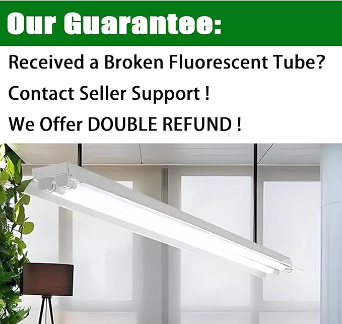 F54T5/841/HO 54W T5 HO Fluorescent Tube Light, 46 Inches T5 54 Watt Fluorecent Bulb, F54T5/841/CW, 4100K Cool White, 80 CRI, G5 Base 4300 Lumens 25 Pack