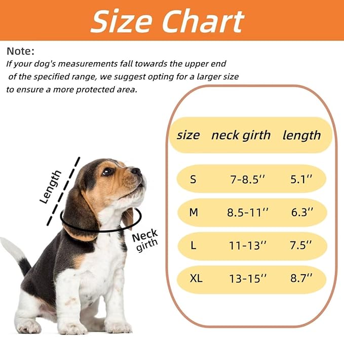 Soft Dog Cone Collar for Dogs After Surgery, Adjustable Dog Recovery Cone Collar for Medium Small Puppy Dogs and Cats to Stop Licking (Strawberry S)