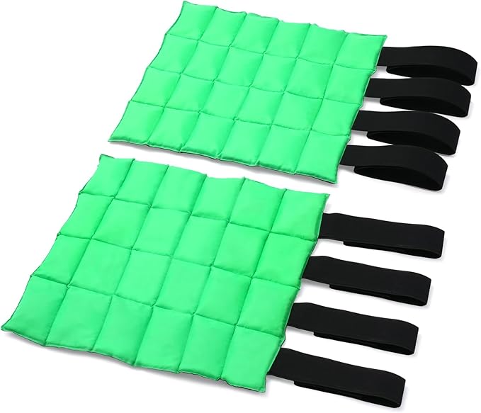 Reusable Gel Horse Ice Boots (Set of 2) - Adjustable Leg Wraps for Cooling Relief on Hocks, Knees & Ankles, Durability & Cooling in Active Horses