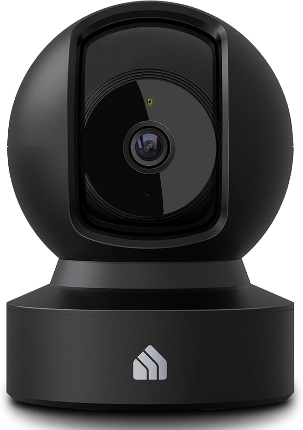 Kasa 1080p Indoor Pan/Tilt Wired Security Camera - Works as a Baby & Pet Monitor, Motion Detection & Tracking, 2-Way Audio, Night Vision, Subscription-Free Local Storage or Optional Cloud, EC71