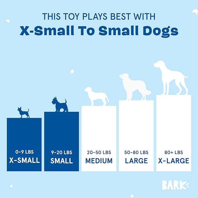Barkbox Bao & BAB Plush Toy, Multi-Part Fun for and Perfect for Interactive Playtime, X-Small Breeds