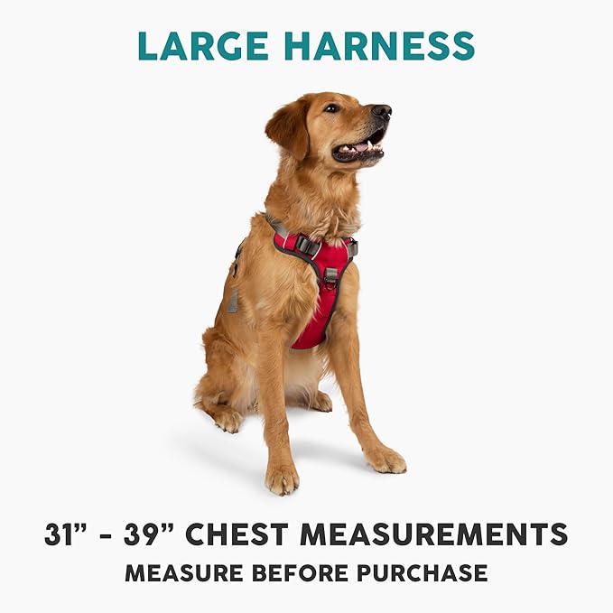 Embark Adventure Dog Harness, Reflective Trim No Pull Dog Harnesses for Small Sized Dogs - Military Grade Nylon, Front Clip with Gel Lined Handle. Soft & Padded Puppy