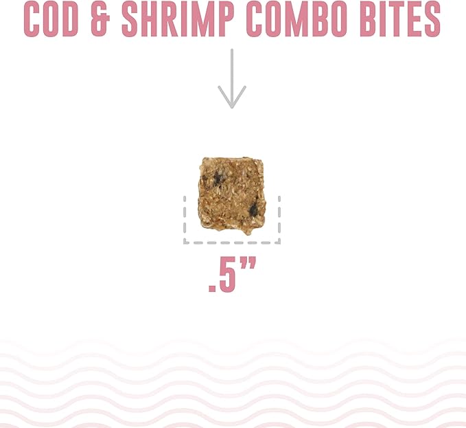Icelandic+ Cod & Shrimp Combo Bites Dog Treat 3.0-oz Bag