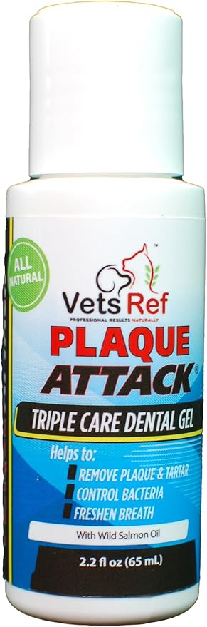 Gel with Wild Salmon Oil. As Seen On TV Pet Dental, Don't Mess with Harsh Chemicals in Your pet's Food or Water, Simply Swipe on Teeth and Your pet's Teeth and Gums Will Improve.