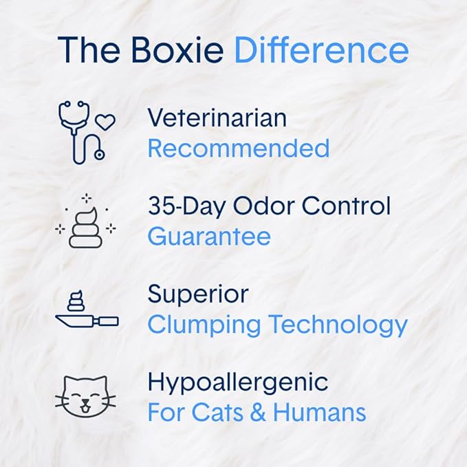 Boxie Extra Strength Cat Litter, Lightweight 35-Day Odor Control, Clumping, 11.5lb