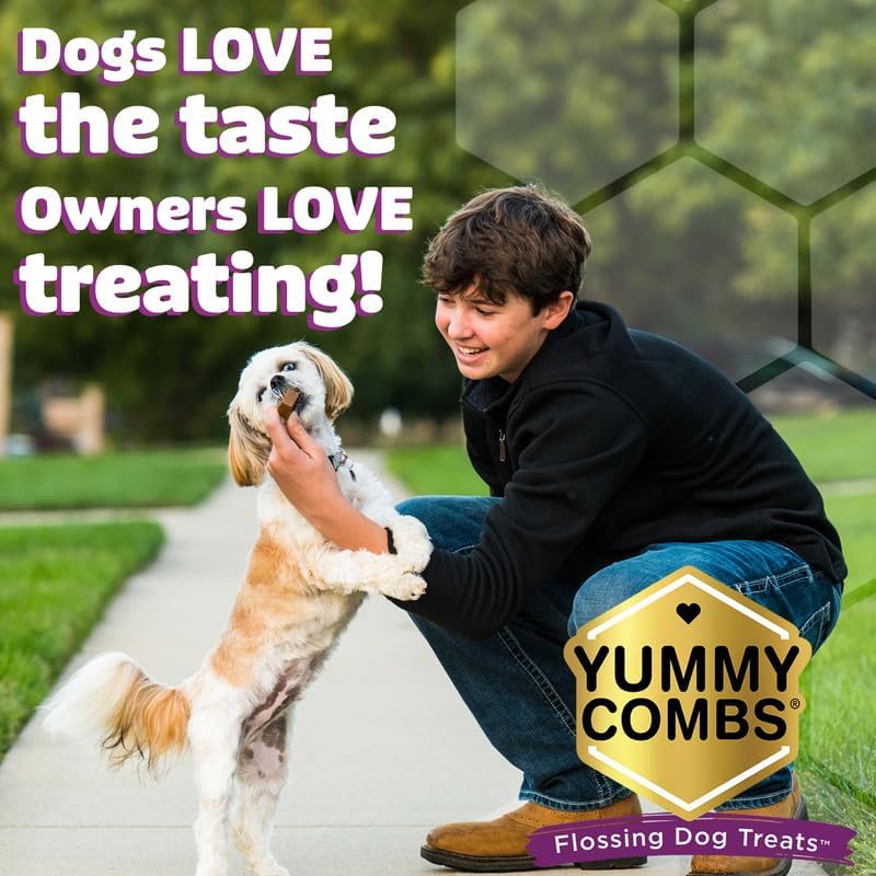 Dog Dental Treats – Vet VOHC Approved, Removes Tartar & Cleans Teeth – Yummy High Protein Chicken Treat for Extra Small Dogs (Mini Pack, 30 Count)