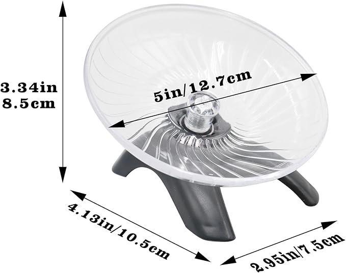 Hermit Crabs Wheel Toy, Hamster Running Wheel Toys, Small Animals Cage Accessory, Tank Accessory, Suitable for Hermit Crab Hamster Rat
