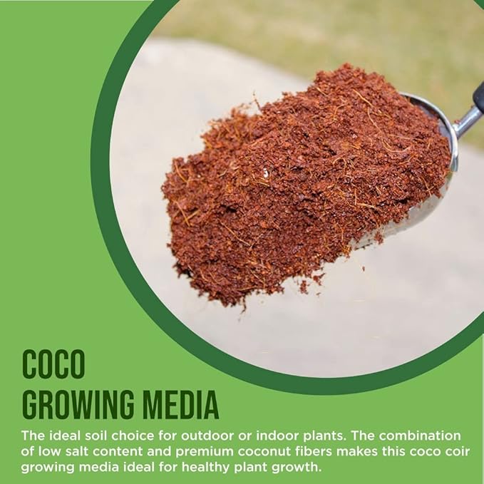 Potting Soil Mix 50 Liter Bag Envelor Indoor Plants Soil for Outdoor Plants 1.75 Cubic Feet Potting Mix Hydrated Coco Coir for Plants Buffered Ready to Use Natural Plant Top Soil