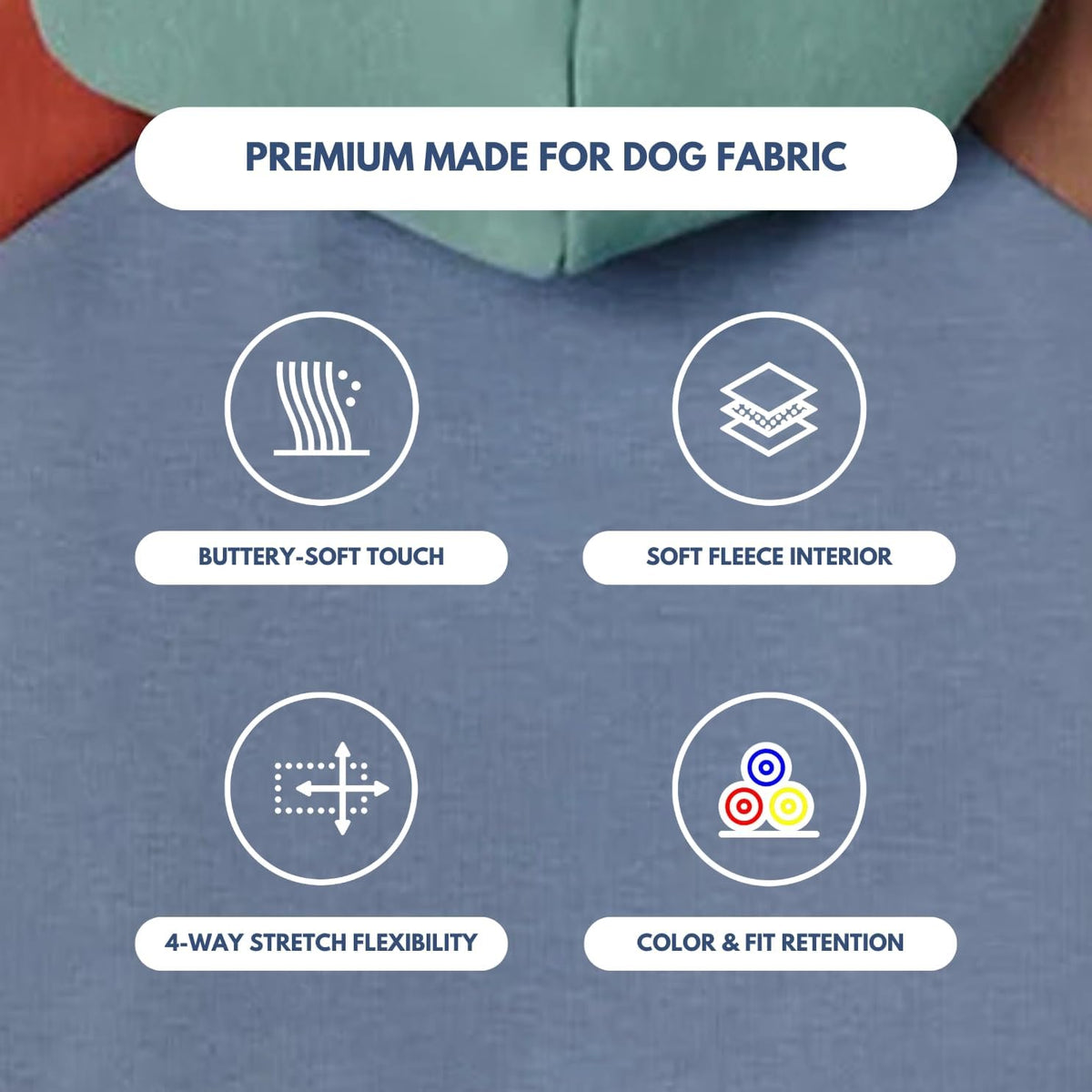 Spark Paws Dog Hoodie – Premium Dog Sweater for Small, Medium, and Large Dogs | Warm Outfits for French Bulldogs, Pitbull, Puppy, Winter Jacket Alternative - Alpine - 4XL