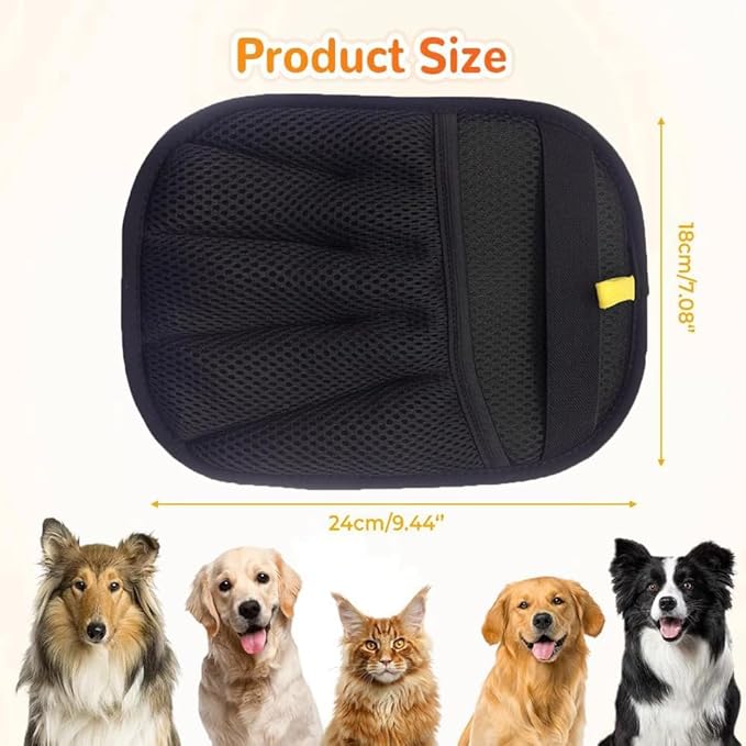 Pet Hair Removal Glove for Cats & Dogs,Electrostatic Gloves Pet Hair,Cat Grooming Gloves for Hair Removal,Reusable Pet Hair Remover Glove for Couch,Furniture,Carpet,Curtain,Clothe (3PCS)