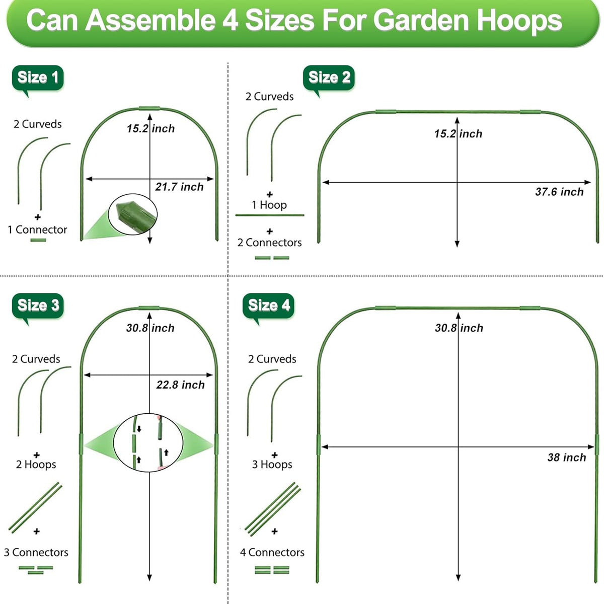 Garden Netting Kit, 10X30 Ft Garden Ultra Fine Mesh Net Bird Barrier Protection with Garden Hoops for Protect Garden Vegetables Flowers Shrubs Fruit Trees Indoors & Outdoors Plant Beds Greenhouse