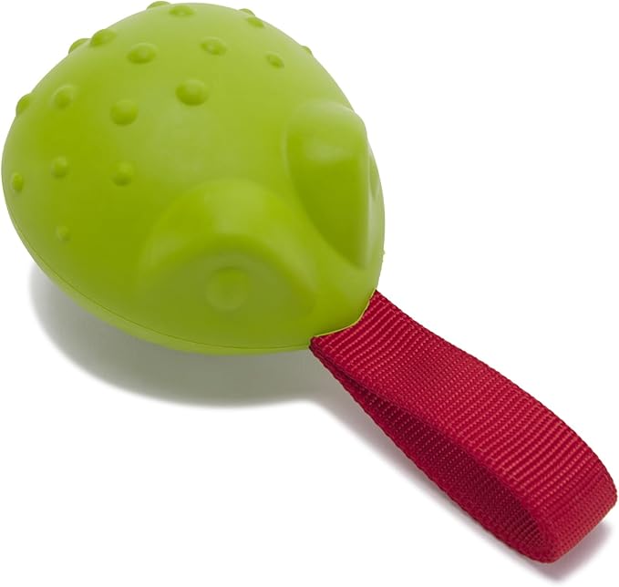 Barkbox Tug Tied Toad Dog Toy for Tough Chewers – Durable Rubber Design, Perfect for Tug-of-War