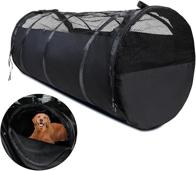 Pet Tube Soft Sied Dog Carries,Extra Long Cat Tunnel for Cars, Outsidet Enclosures Playpen Tunnel Catio for Long Distance Travel Road Trip