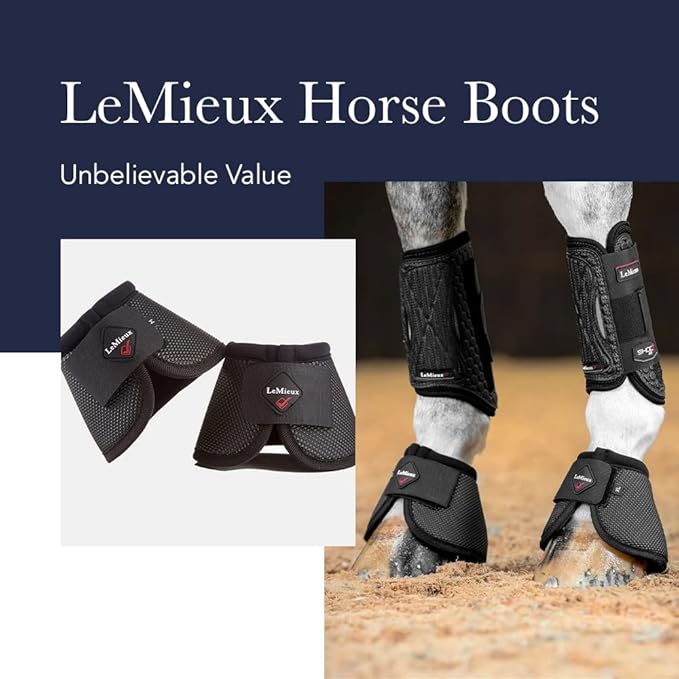 LeMieux Rubber Bell Overreach Horse Boots - Protective Gear and Training Equipment - Equine Boots, Wraps & Accessories