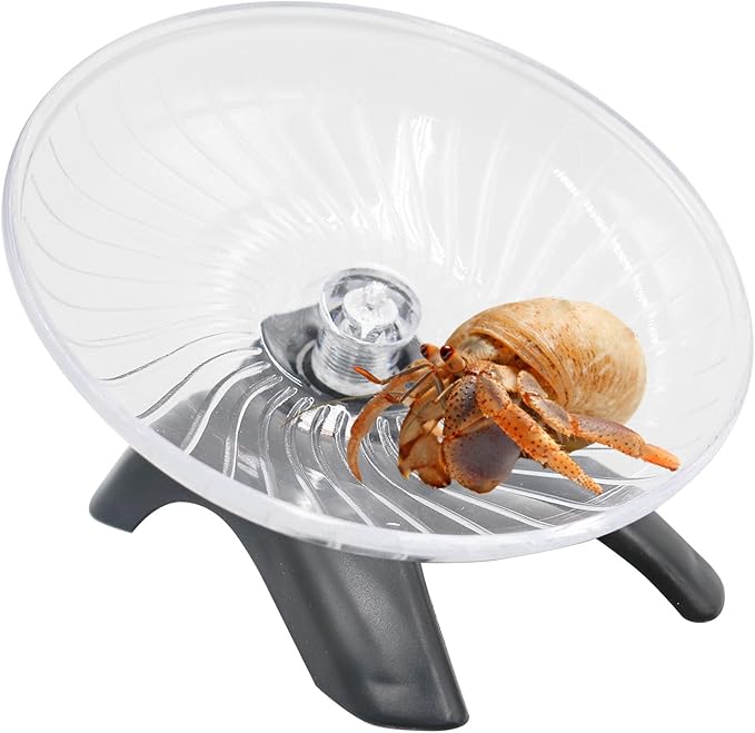 Hermit Crabs Wheel Toy, Hamster Running Wheel Toys, Small Animals Cage Accessory, Tank Accessory, Suitable for Hermit Crab Hamster Rat