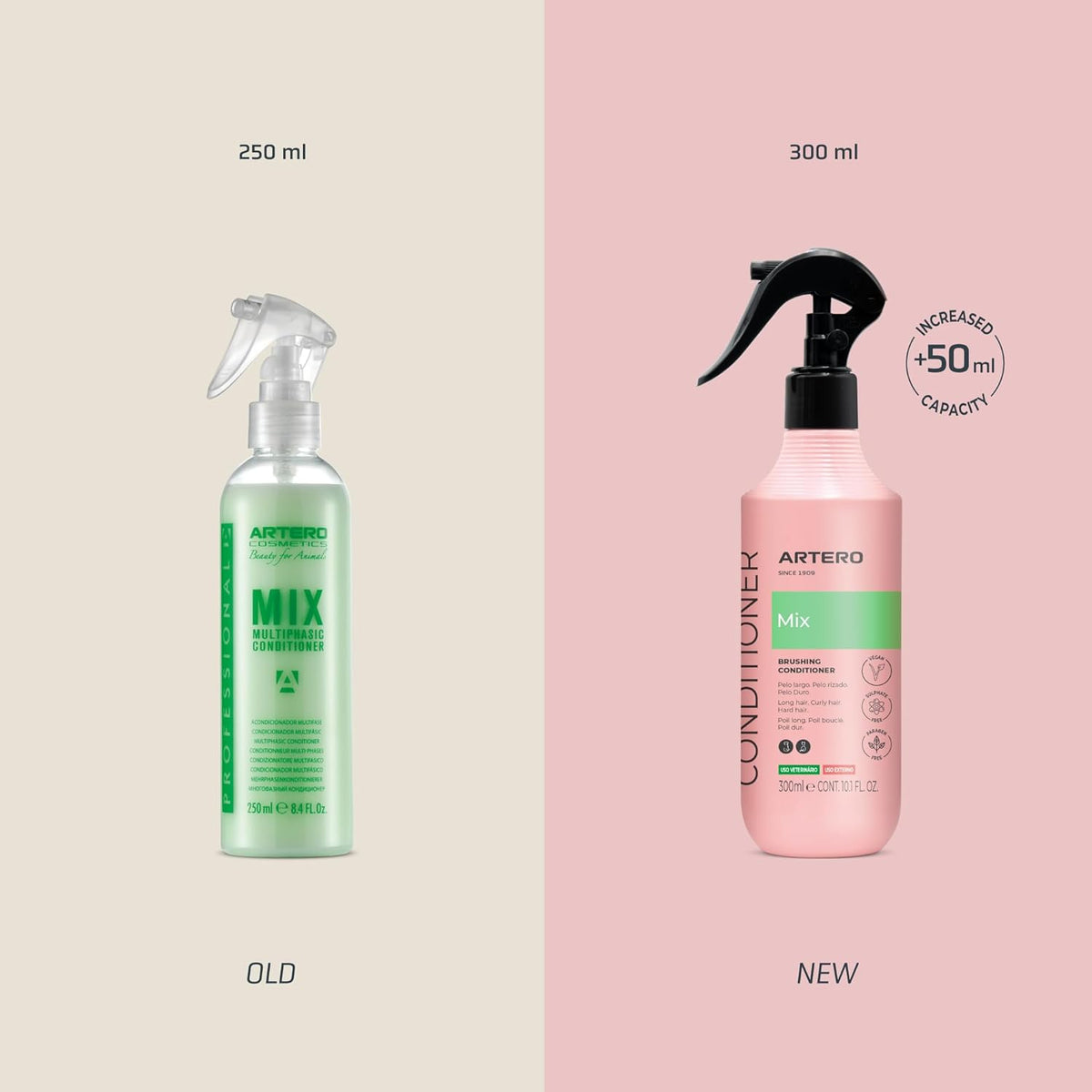 Artero Mix. Multiphase Spray Conditioner for Dry or Wet Hair