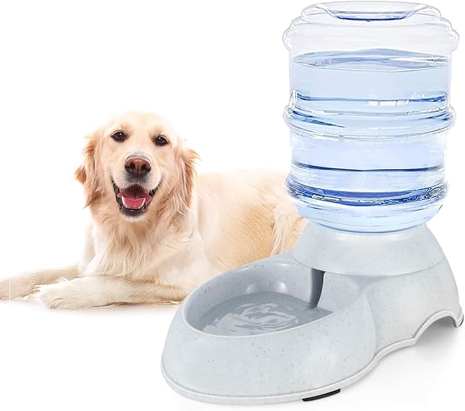 Pet Water Dispenser Station for Large Dogs and Cats,3 Gallon/11L Gravity Automatic Feeder, Cat Dog Water Fountain, Dog Water Bowl Dispenser,Large Breed Dog Drinking Fountain