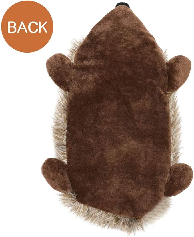 LEGEND SANDY Dog Squeaky Toys for Small Doggies, Puppy Toys for Teething Cute Small Breeds Toys Stuffed Plush Bundle Natural Cotton Puppy Rope, Dog Chew for Puppies Pet for Pet (Hedgehog)