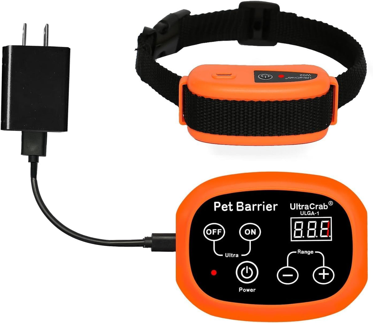 Indoor Pet Barrier for Home,Keeps Areas Off Limits,Dog Home Proofing, Waterproof/Rechargeable/Beep/Static Training Collar,Wireless Electric Fence,1 Dog Orange Kit