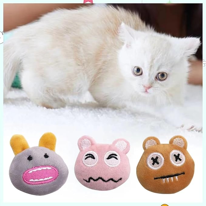 Catnip Toy for Play and Chewing, Assorted Colors (6 Pack)