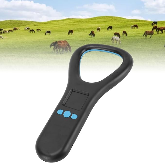 Fabater Pet Microchip Scanner, 1.44 Inch TFT Color Screen Rechargeable Reader 134.2kHz 125kHz with 500 Data Storage, for FDX B EMID Pet Dog Cat Animal Chip ID