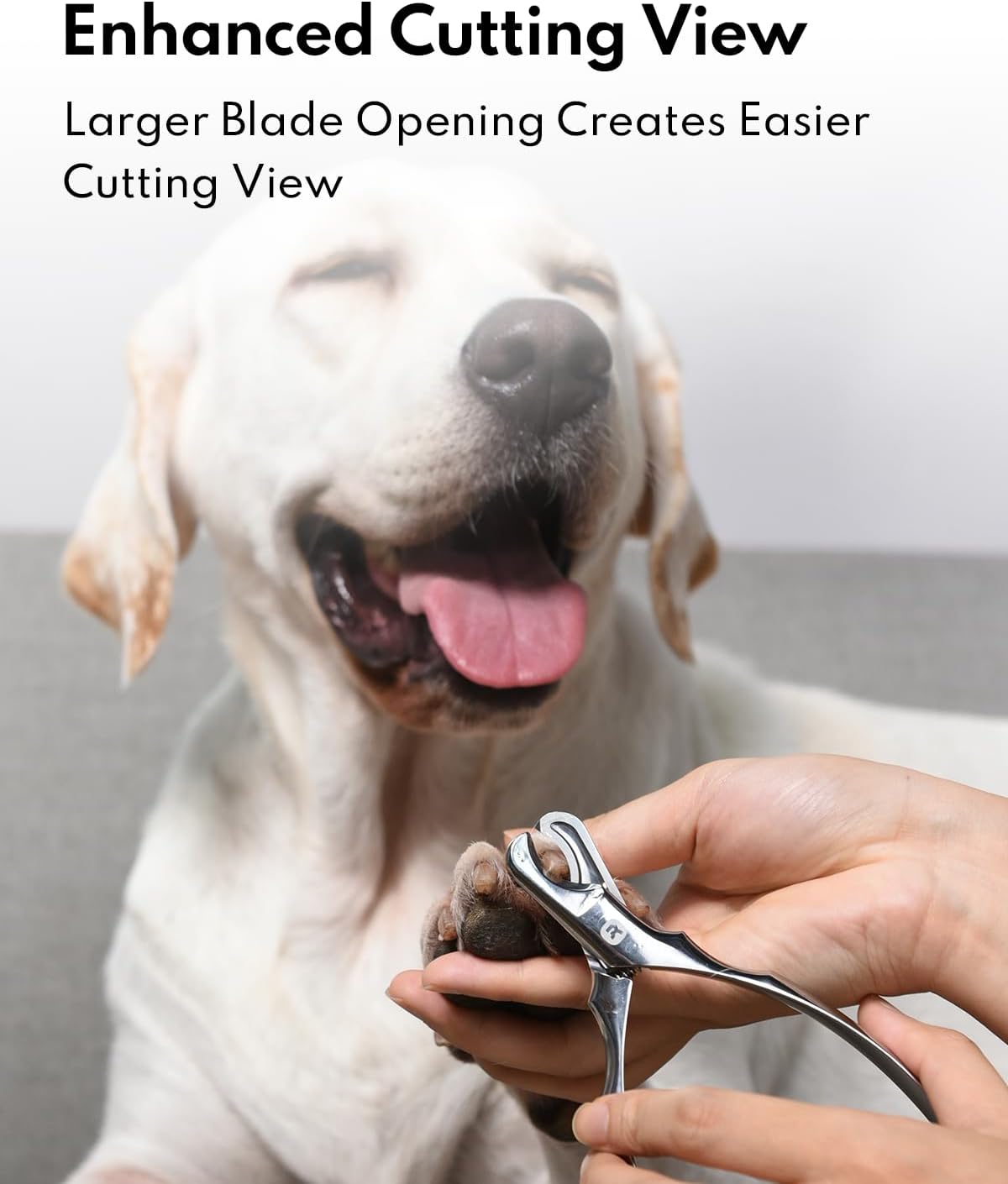 Dog Nail Clippers – Sharp, Durable, All Steel Material, Ergonomic Non-Slip Handle, Safe and Comfortable Trimming, Professional Pet Nail Trimmers for All Dogs Cats
