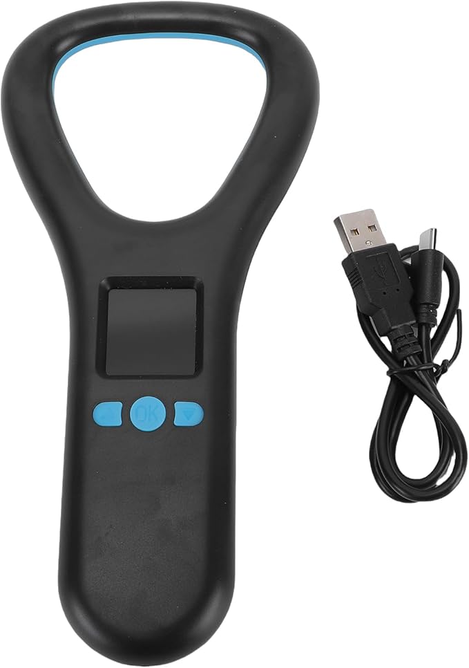 Yctze Pet Microchip Scanner, 1.44 Inch LED Color Screen Scanner, Rechargeable Portable FDX B EMID Chip Reader with USB Connectivity, Ideal for Dogs Cats and Other Pets