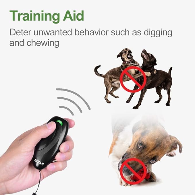 MODUS Ultrasonic Dog Barking Deterrent Device, Anti-Barking Device for Dogs Bark Buddy Anti Bark Device for Dogs, Safe for Dogs,No Need to Shout or hit,Indoor and Outdoor