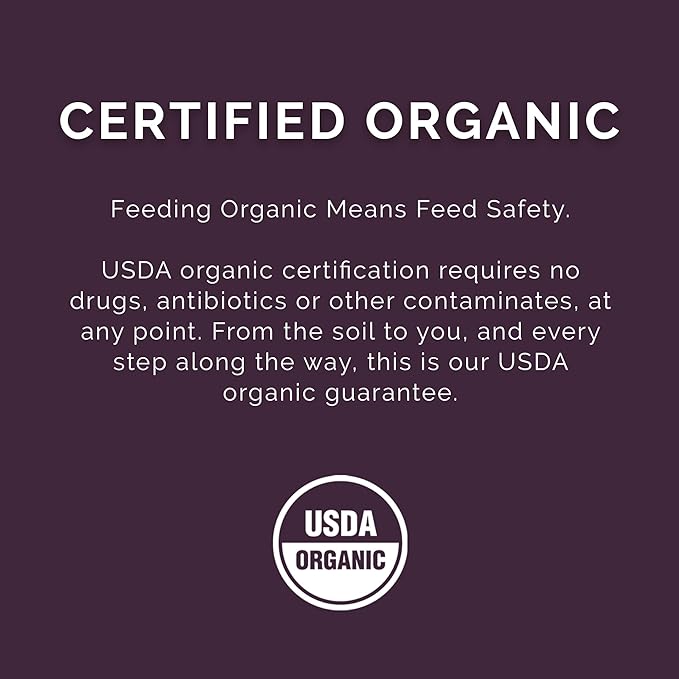 Layer Crumb Feed, 25lbs - Non-GMO, High-Protein Poultry Feed for Healthy Hens & Nutritious Eggs, 17.5% Protein - USDA Certified Organic Blend, Soy & Corn-Free
