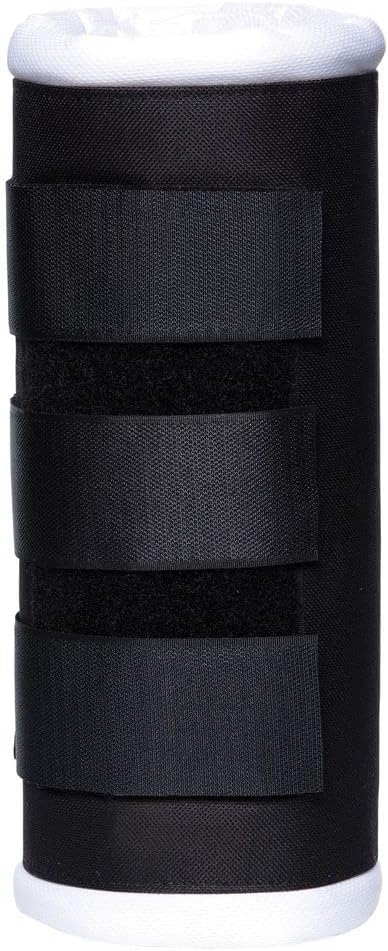 Schneiders Dura-Tech Tekno-Dri Quick Wrap No Bow Leg Wraps for Horses | Exceptional Support & Moisture-Wicking Protection | Color Black | Size 12