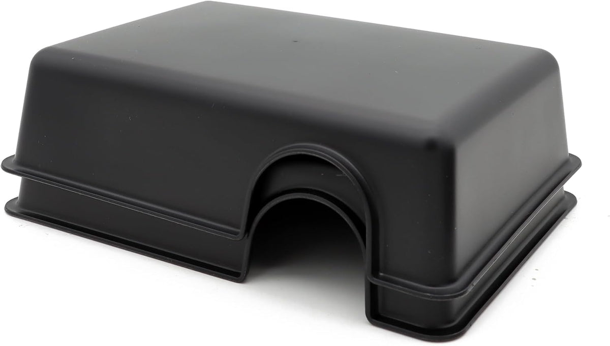 Reptile Hide Box Snake Hide Feel Secure and Safe, Gecko Hide (Black, Large 2 Pcs)