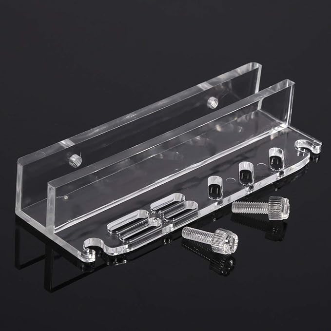 Fdit Acrylic Water Plants Grass Maintenance Tool Holder Aquarium Rack Organizer Fish Tweezers Scissors Storage Rack