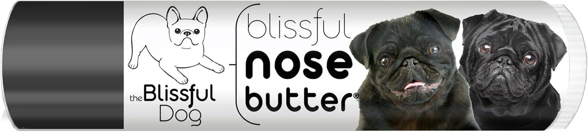 The Blissful Dog Black Pug Unscented Nose Butter, 0.15-Ounce