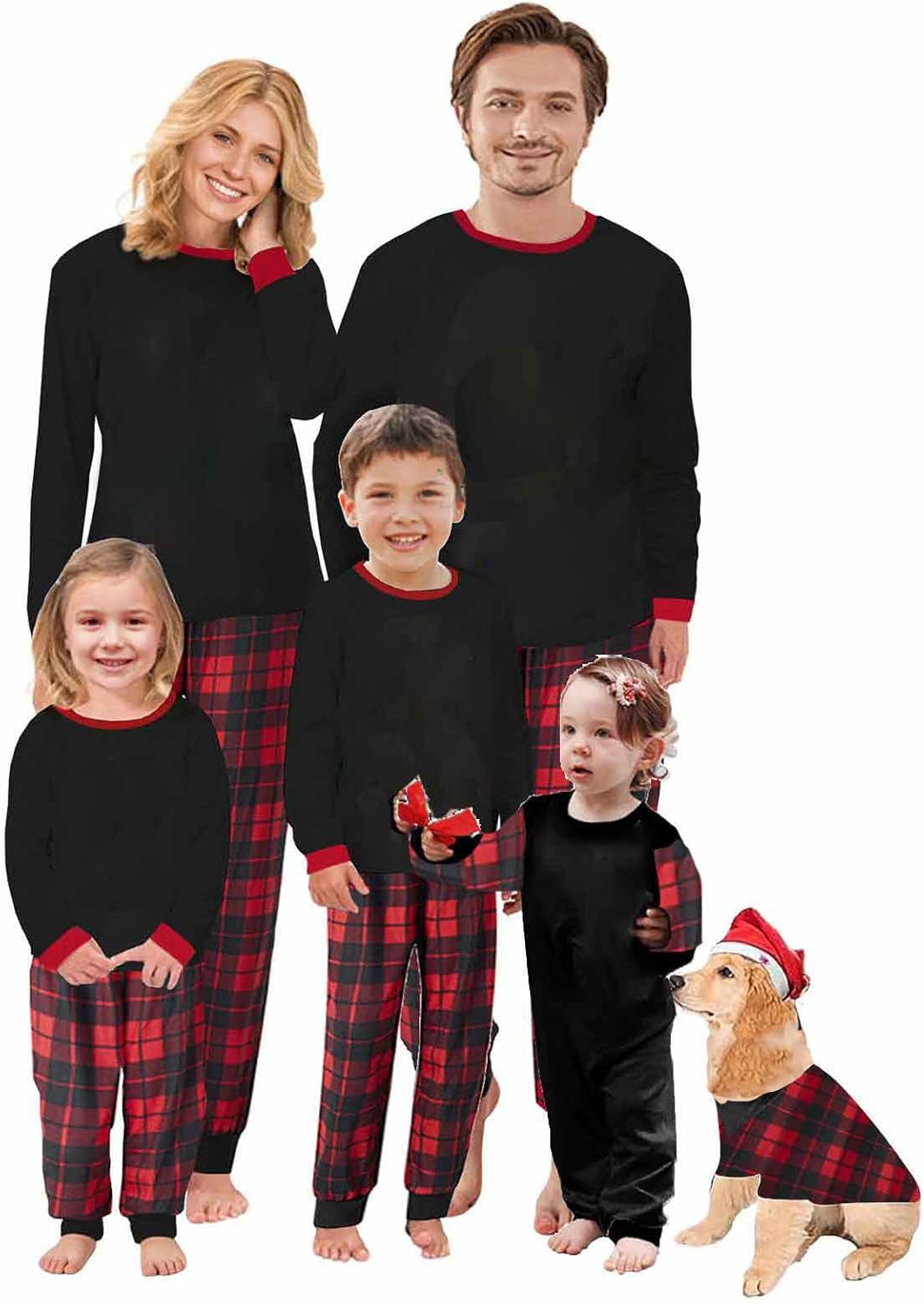 Matching Family Christmas Pajamas Set - Xmas Sleepwear PJs