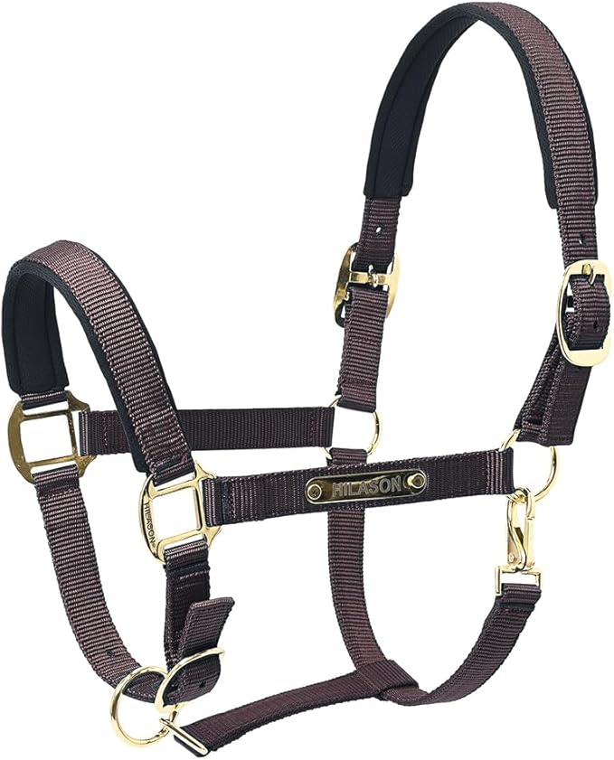 HILASON Western Safety Horse Halter Comfortable and Flexible | Nylon Halters Adjustable Cute
