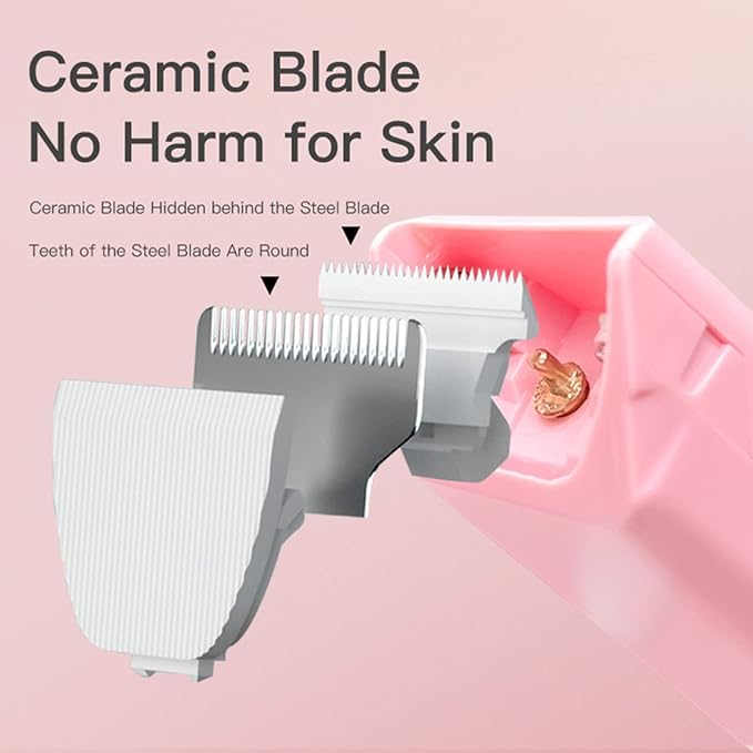Upgrade Your Pet Grooming Game Professional Replacement Blades and Charging Cord - Safe, Sharp, and Easy to Use