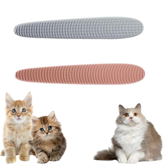 2Pcs Cat Tongue Comb, Pet Grooming Brush, Hair Massage Tool for Cats, Suitable for Short-haired, Long-haired, Kittens, Pet Cleaning Supplies