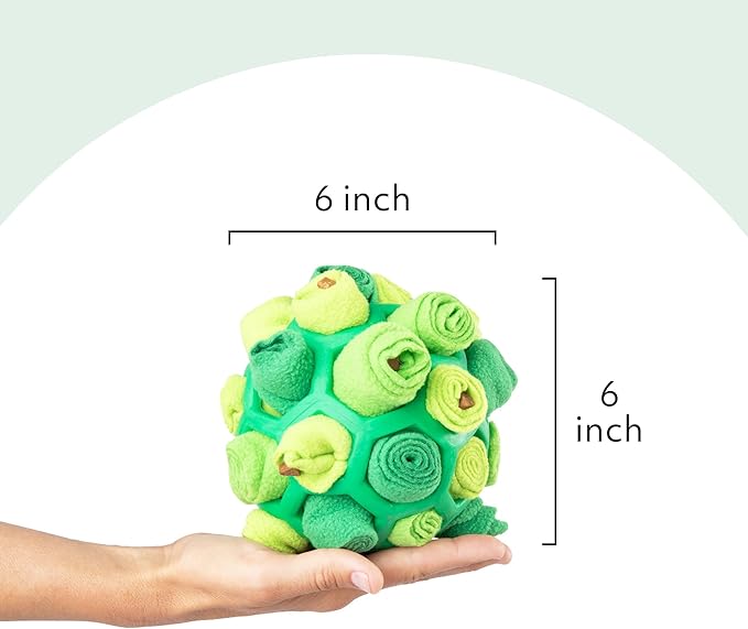 Reggie Forager Ball for Dogs | Mealtime Enrichment Toy | Reduces Boredom, Hyperactivity, Stress | Vet-Approved & Ideal for All Ages, Breeds, and Sizes