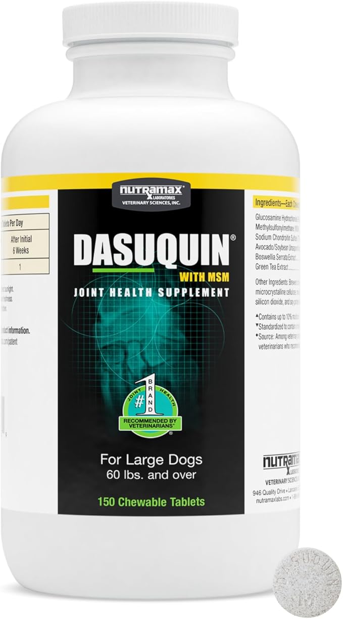 Nutramax Dasuquin with MSM Chewables, Large Dog, 150 Count